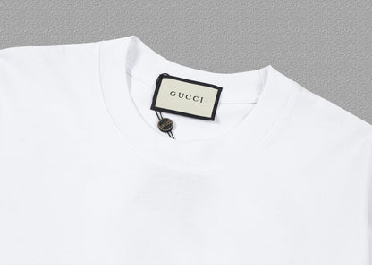 Gucci Snake Print T-Shirt "White"