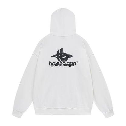 Balenciaga Hoodie "White-Black"