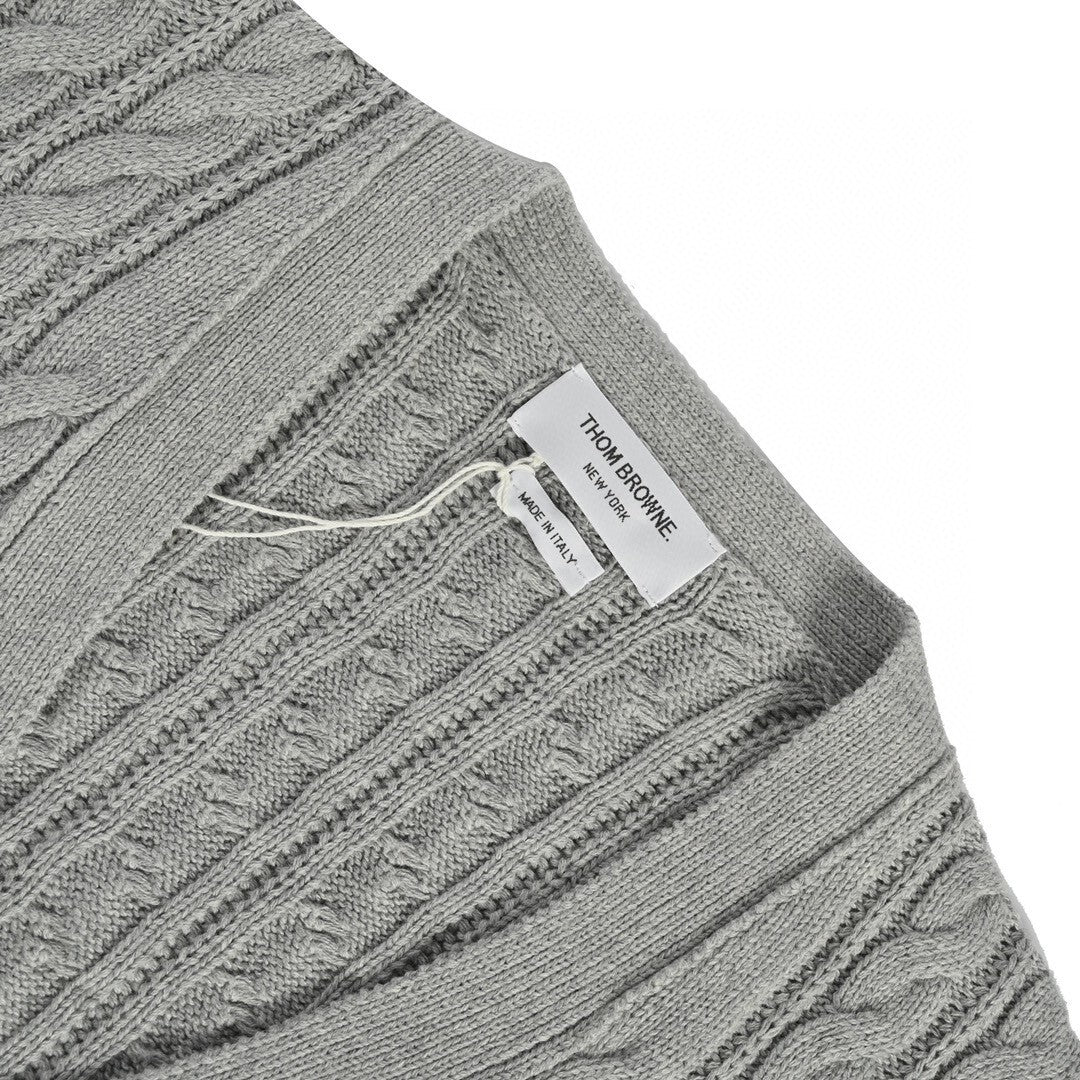 Thom Browne 4-Bar Cardigan "Grey"