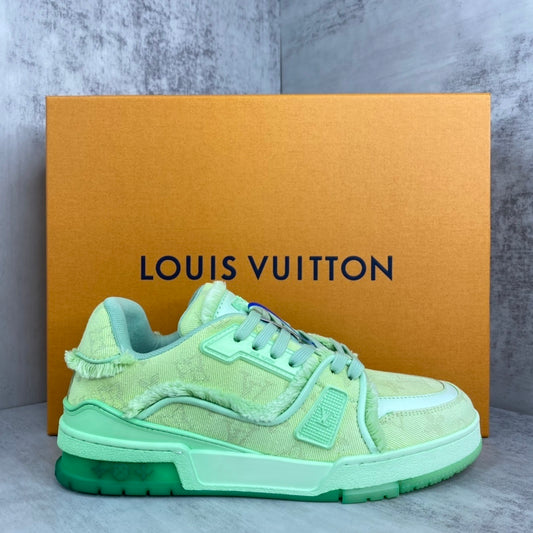 Louis Vuitton Trainers "Green Denim"