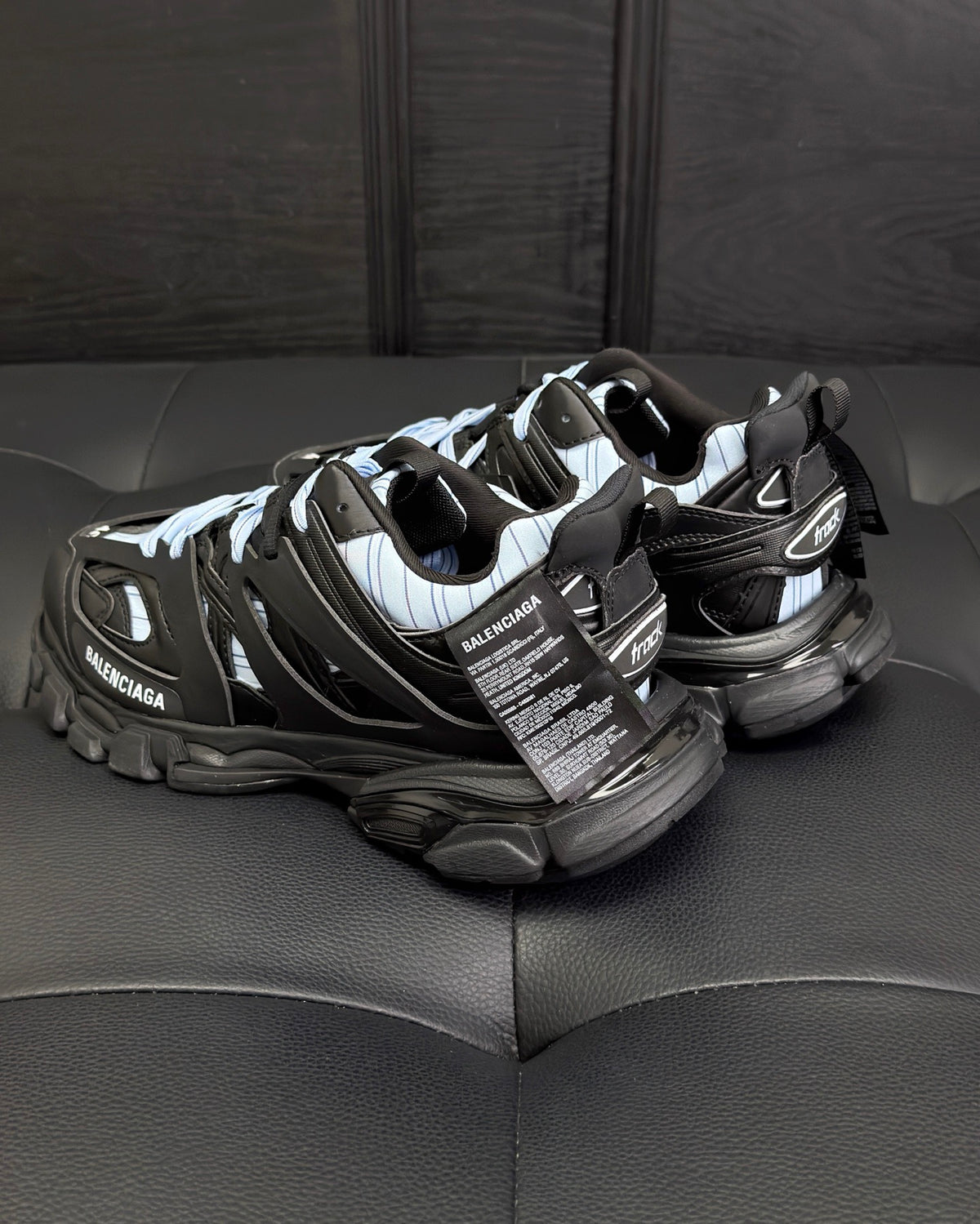 Balenciaga Track Shirt Sneaker "Black-Blue"