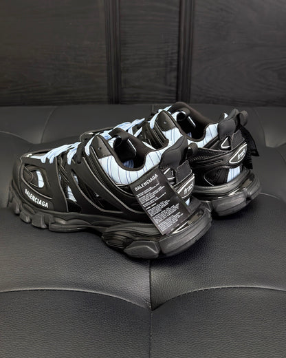 Balenciaga Track Shirt Sneaker "Black-Blue"