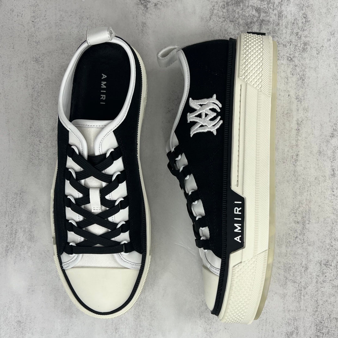 Amiri Court Low "Black-White"