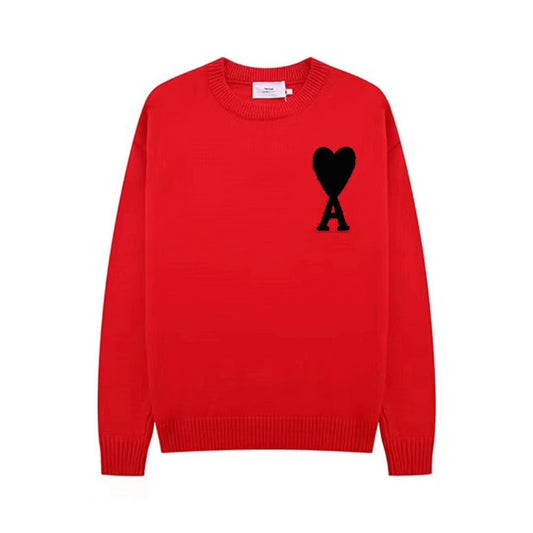 AMI Paris Ami De Coeur Sweater "Red"