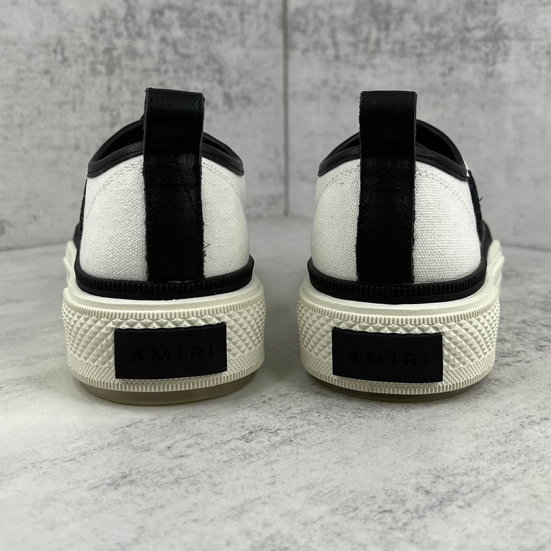 Amiri Court Low "White-Black"