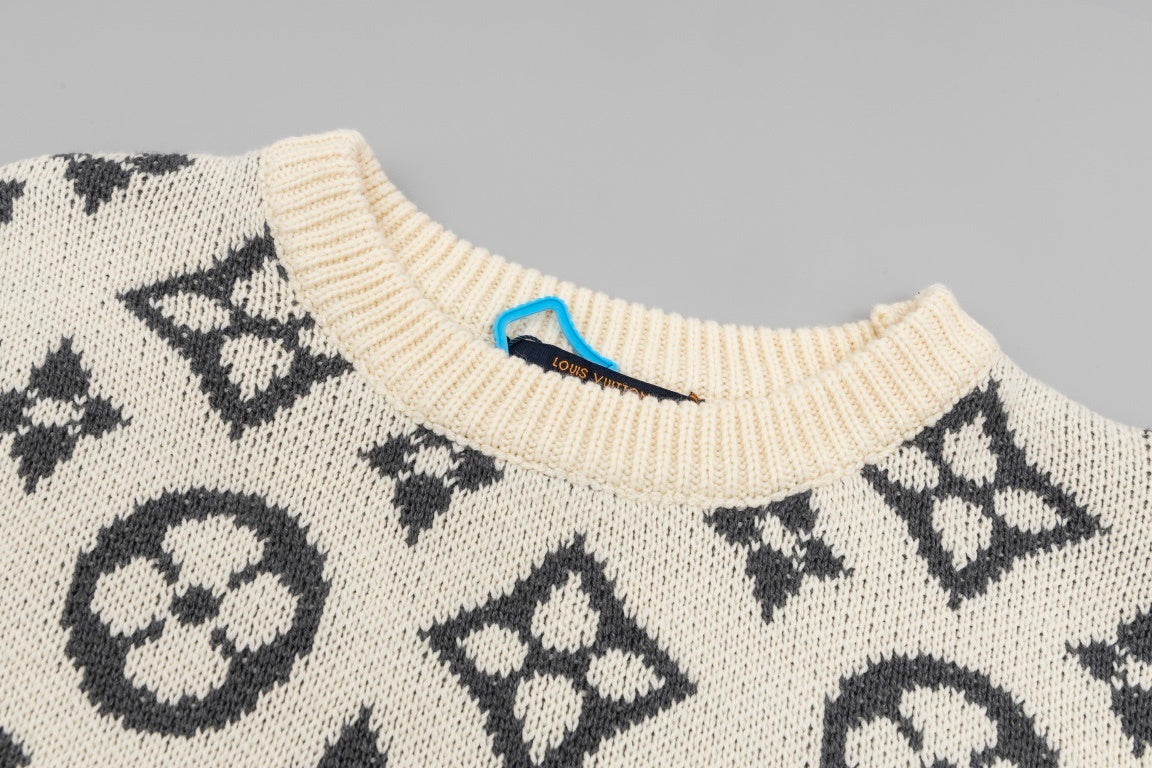 Louis Vuitton Sweater "Beige-Grey"