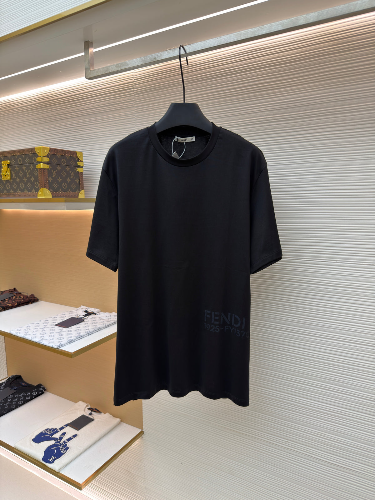 Fendi Cotton T-shirt "Black"