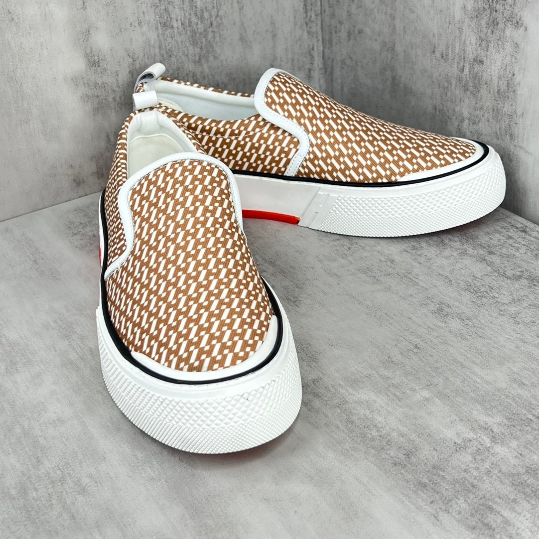 Hermes Gliss Slip-On "Beige-White"