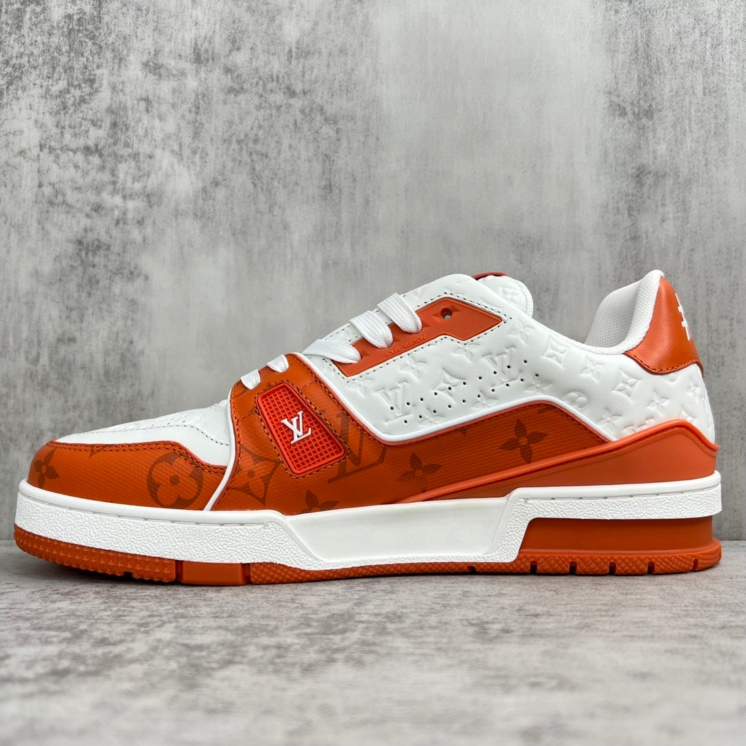 Louis Vuitton Trainers "Orange-White"