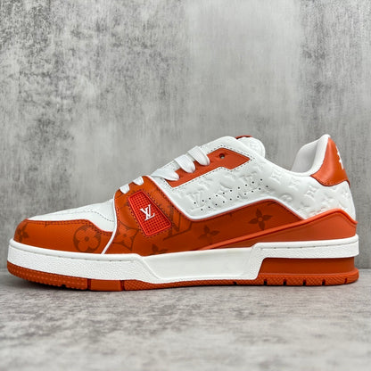 Louis Vuitton Trainers "Orange-White"