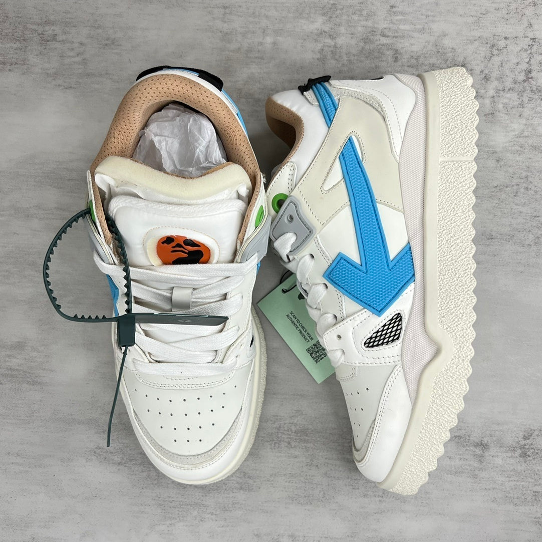 Off-White Sponge Mid "White-Blue"