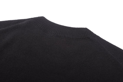 Dior Reverse Sweater "Black Wool-Cashmere Jacquard"