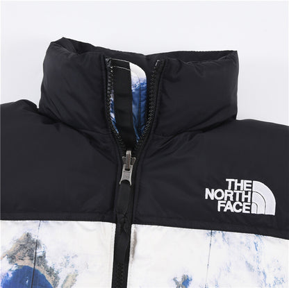 The North Face 700 Down Jacket "White-Black"