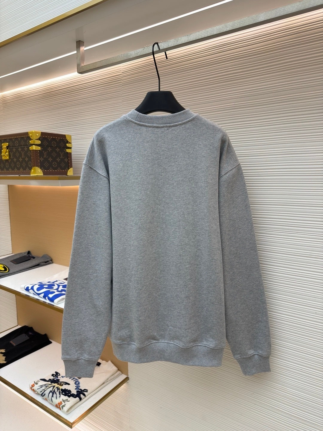 Gucci Cotton Jersey Sweatshirt with Print "Grey"