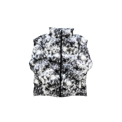 Trapstar Hyperdrive Down Jacket "Black-Tie Dye"