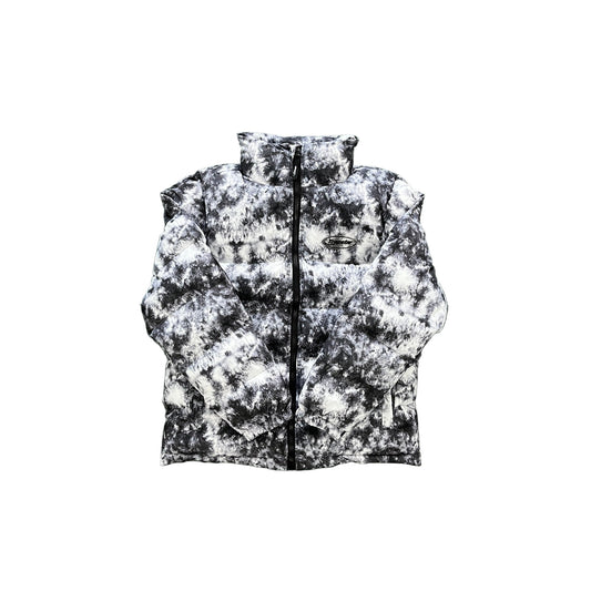 Trapstar Hyperdrive Down Jacket "Black-Tie Dye"