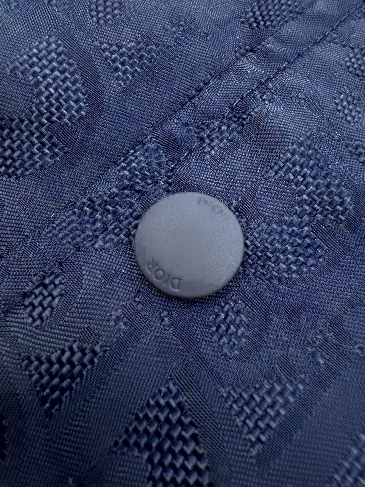 Dior Oblique Blouson Jacket "Blue Technical Jacquard"