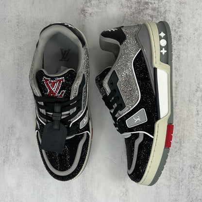 Louis Vuitton Trainers "Black-Grey" Crystals