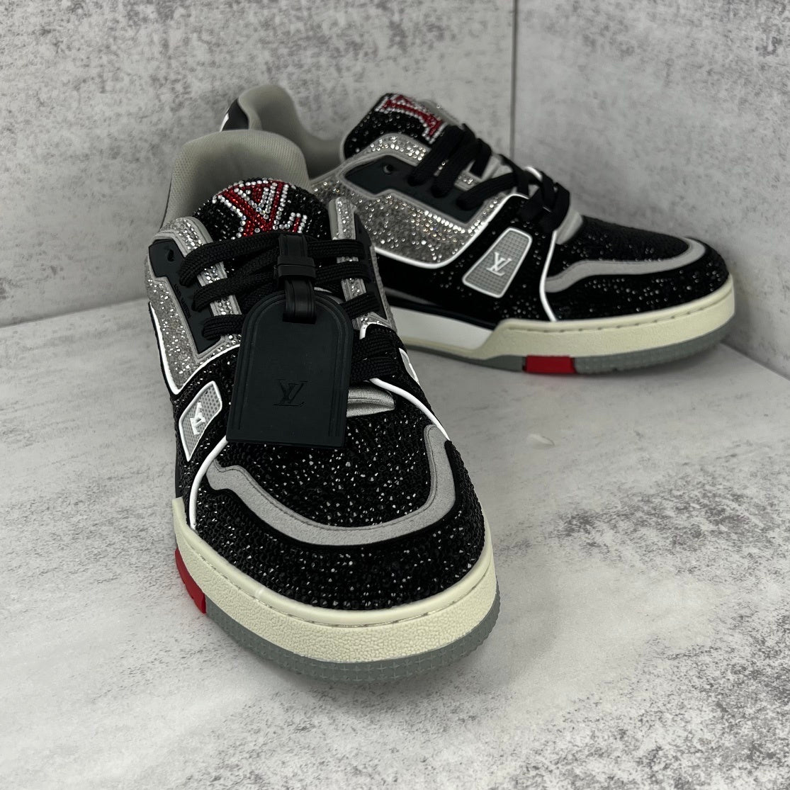 Louis Vuitton Trainers "Black-Grey" Crystals