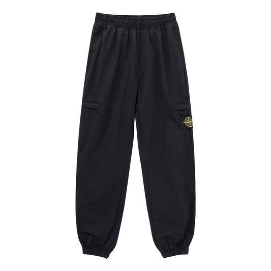 Stone Island Nylon Cargo Pants "Black"