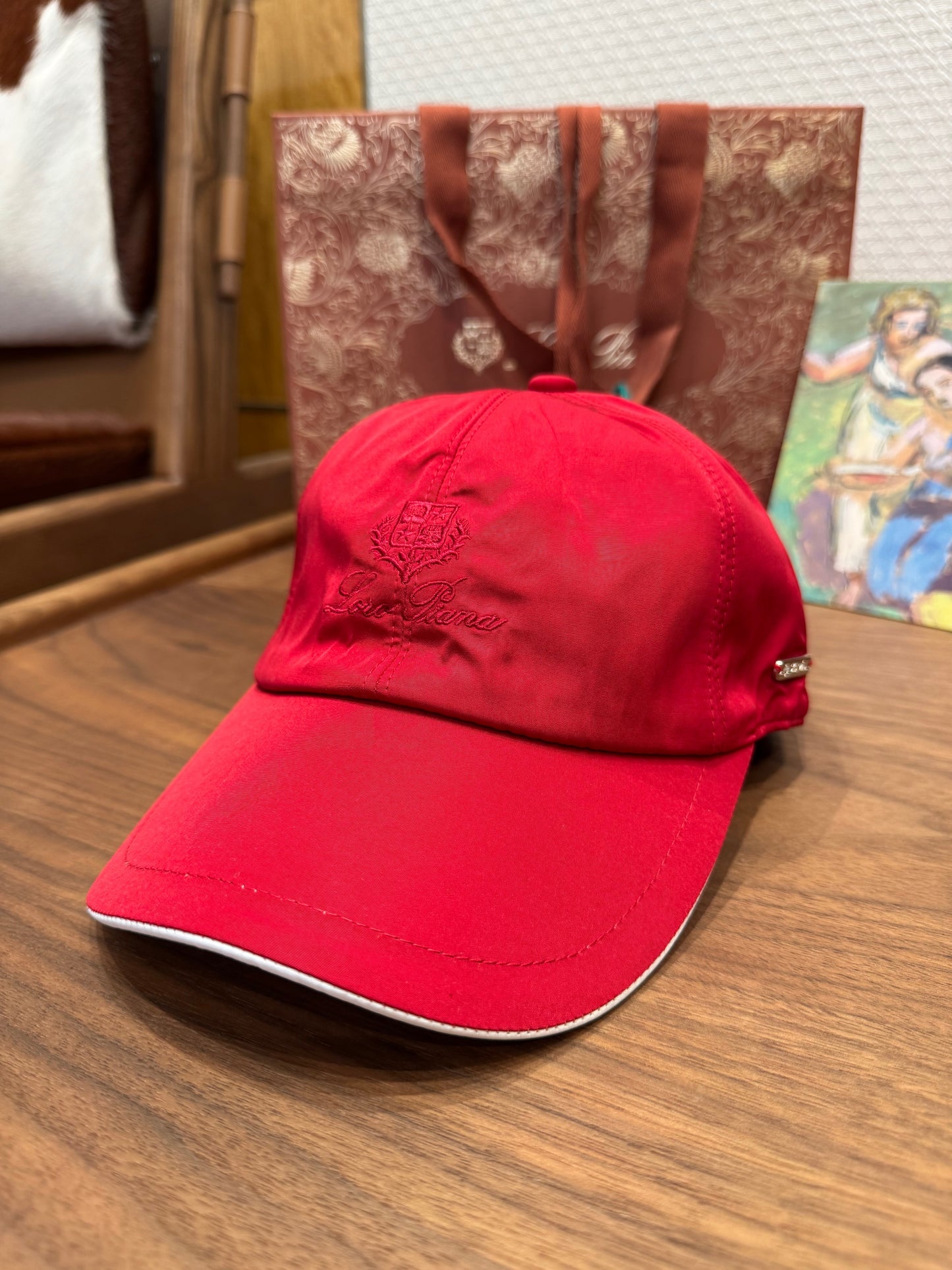 Loro Piana Baseball Hat "Red"