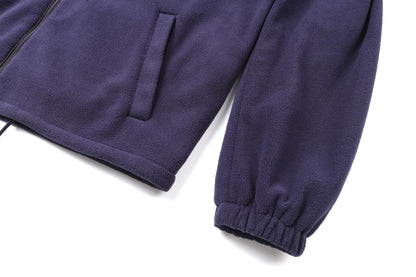 Prada Hooded Technical Fabric Blouson Jacket "Navy"