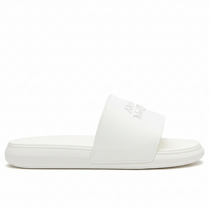 Alexander McQueen Rubber Pool Slide "White"