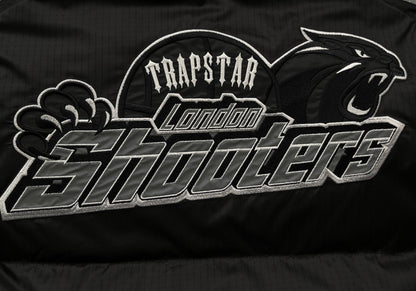 Trapstar Shooters Down Jacket "Black-Reflective Logo"