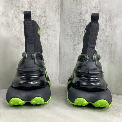 Balmain Unicorn High-Tops "Black-Green"