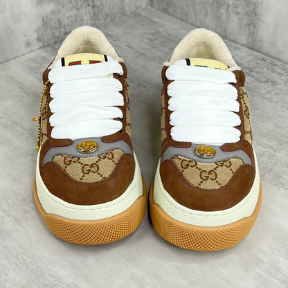 Gucci Screener Double "Beige-Brown Monogram"