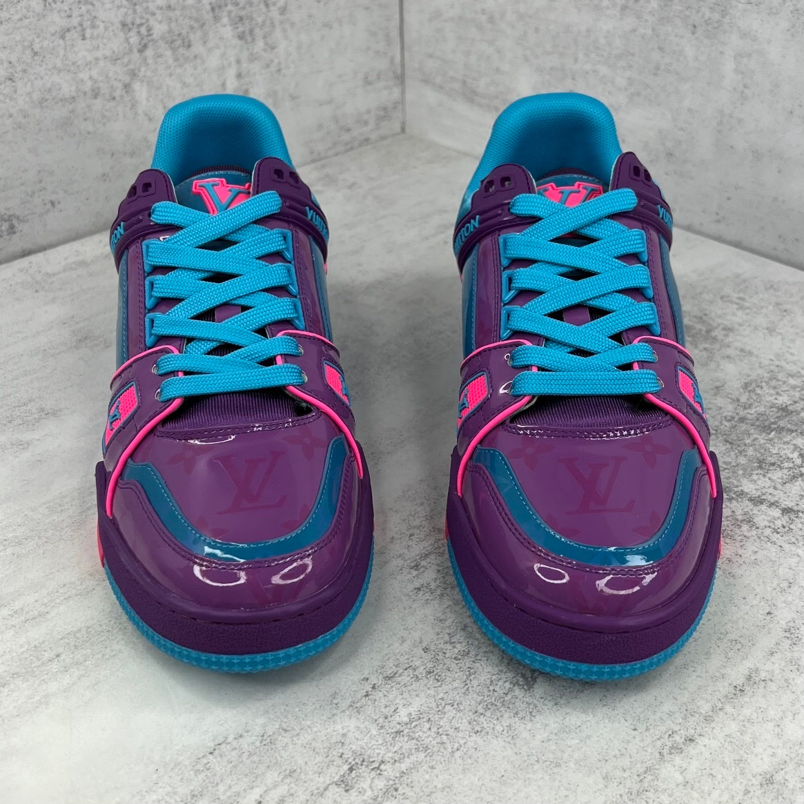 Louis Vuitton Trainers "Purple-Teal"