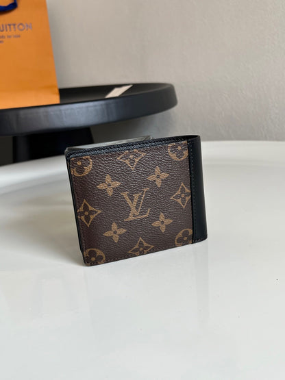 Louis Vuitton Multiple Wallet "Monogram Macassar Canvas"