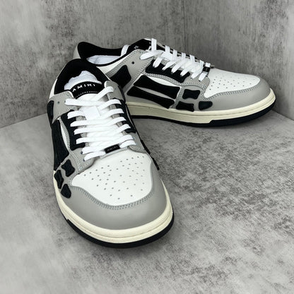 Amiri Skel Top Low "White-Grey-Black"