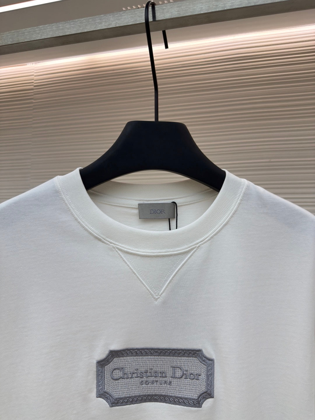 Dior Christian Dior Couture T-Shirt "White Cotton Jersey"