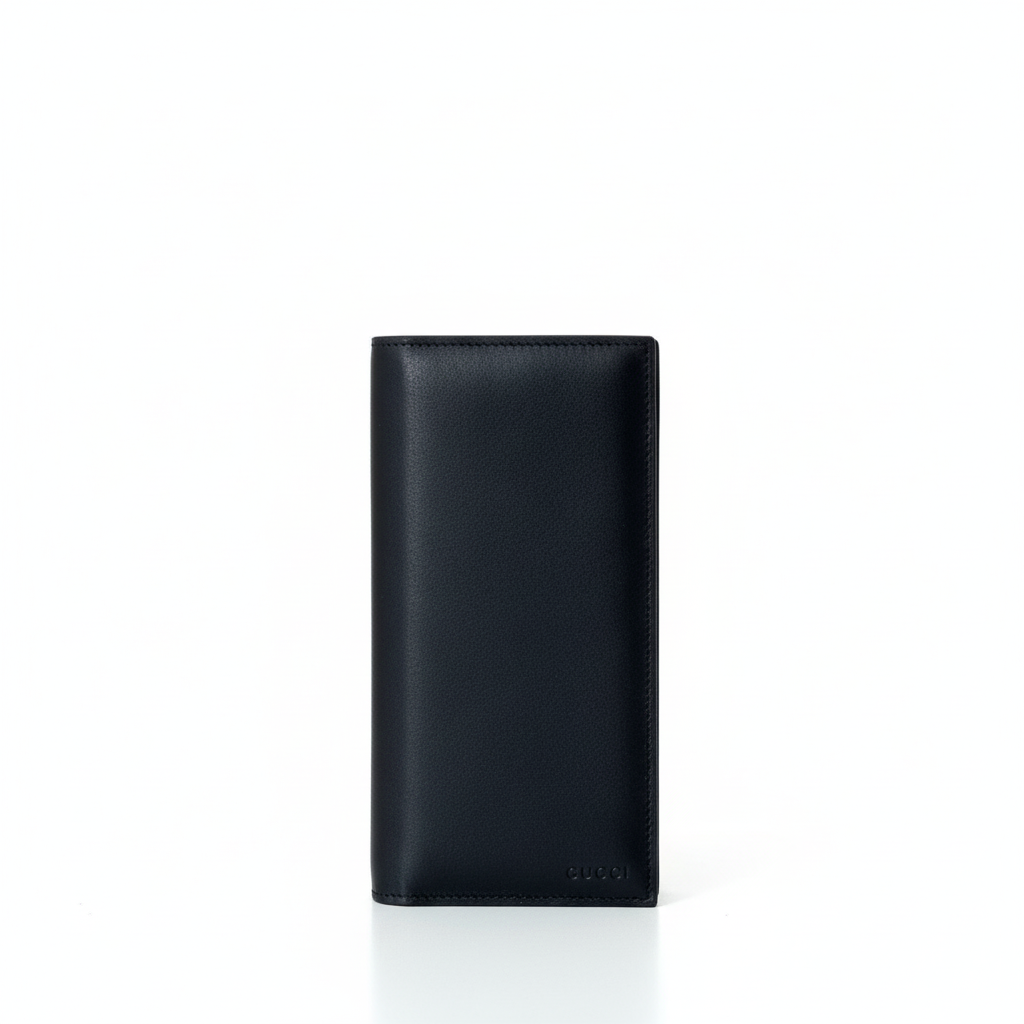 Gucci GG Emblem Leather Wallet