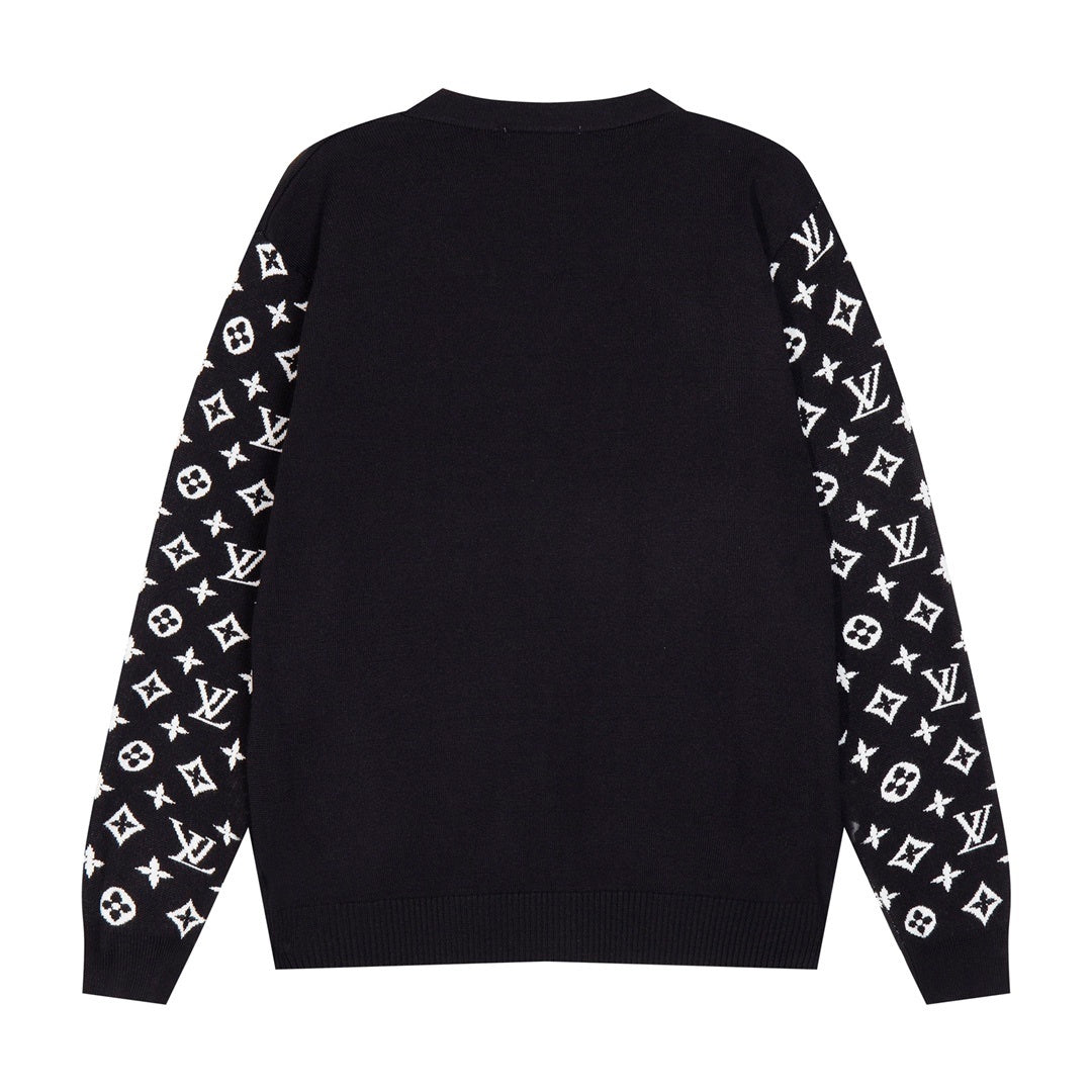 Louis Vuitton Cardigan "Black-White Monogram"
