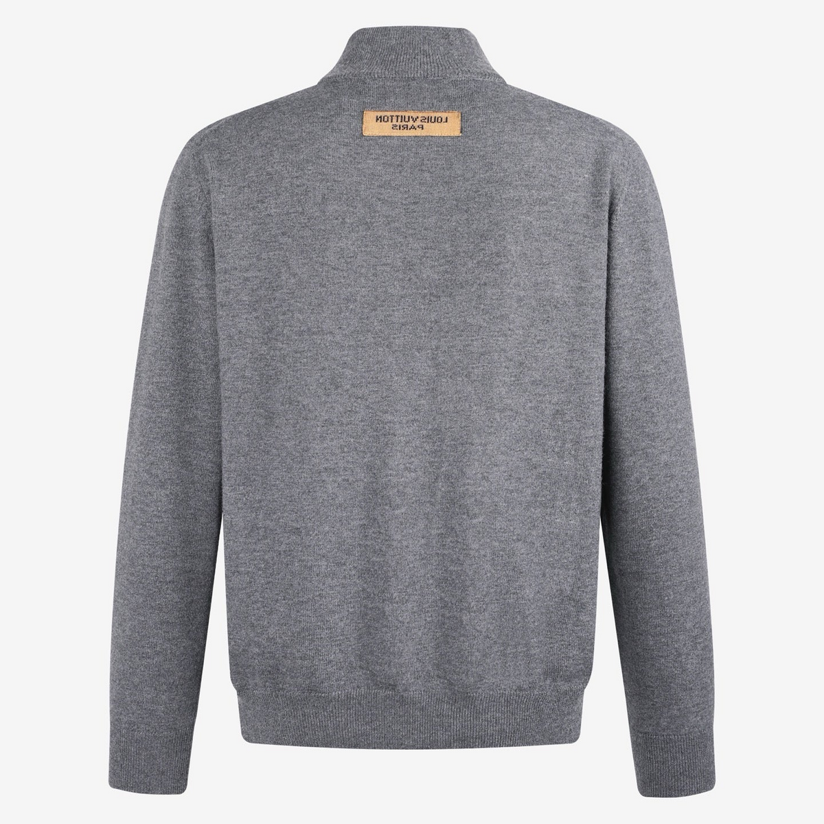 Louis Vuitton LVSE Inside-Out Zipped Through Cashmere Cardigan "Grey"