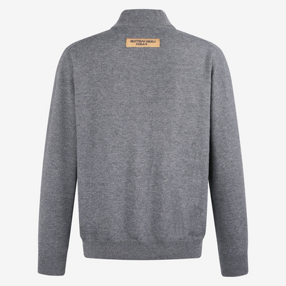 Louis Vuitton LVSE Inside-Out Zipped Through Cashmere Cardigan "Grey"