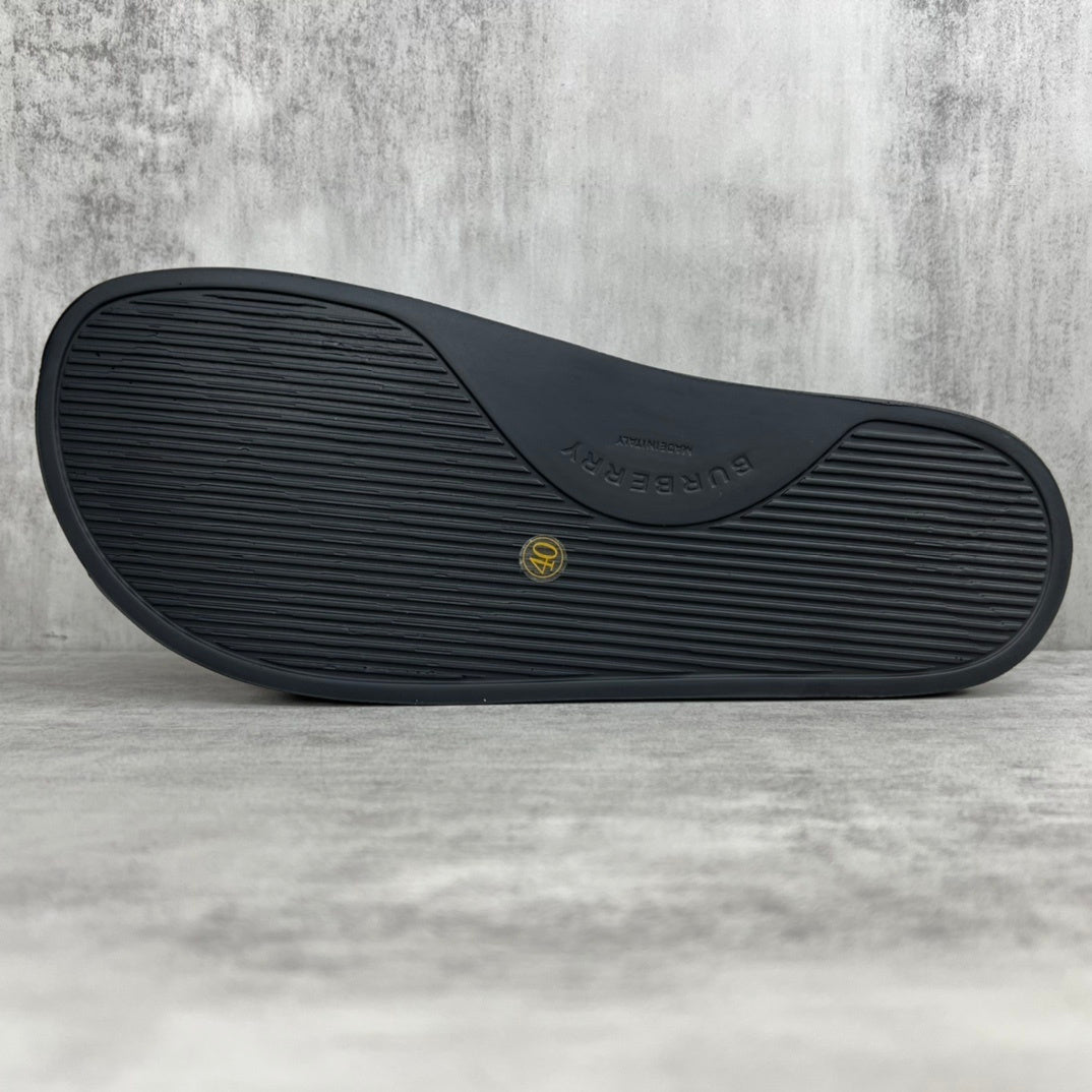 Burberry Slides "Black-Grey-White"