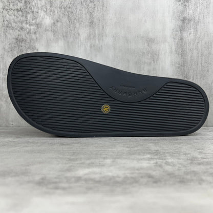 Burberry Slides "Black-Grey-White"