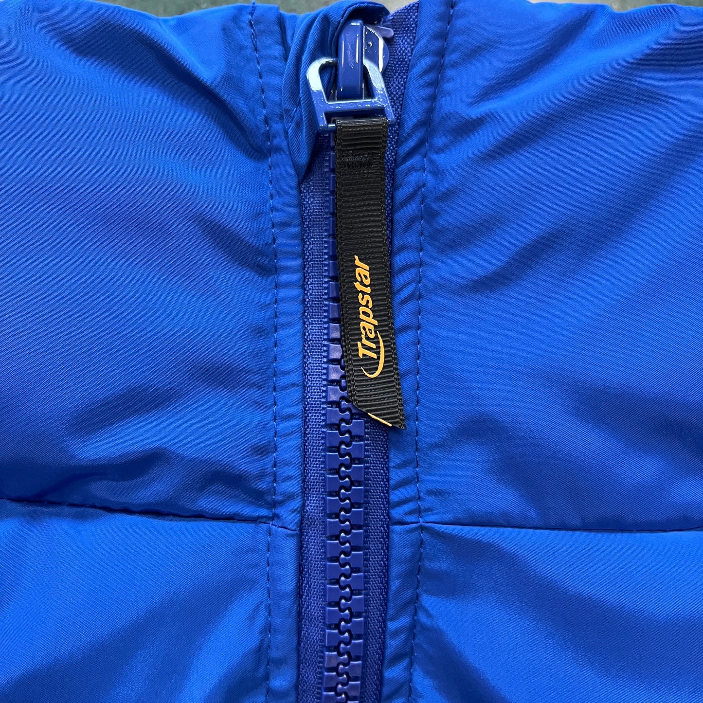 Trapstar Hyperdrive Down Jacket "Blue-Orange"