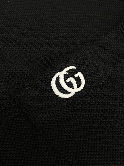 Gucci Cotton Polo T-Shirt "Black"
