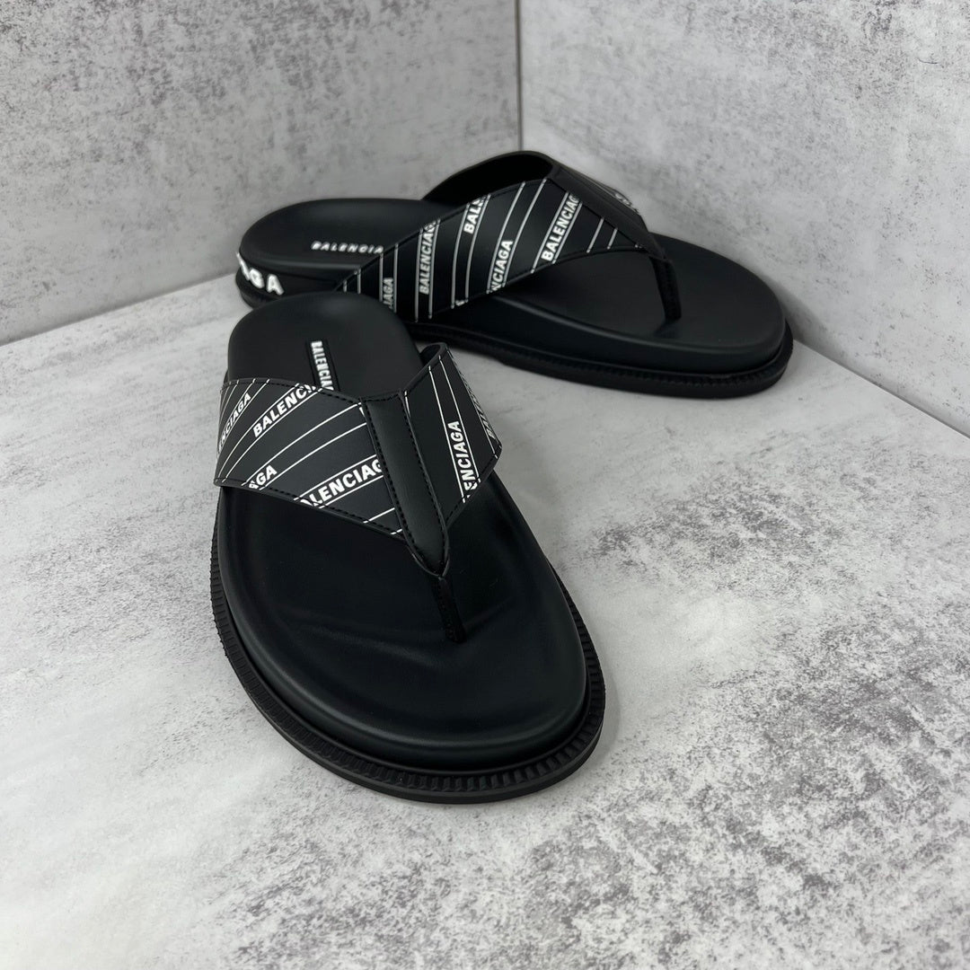 Balenciaga Flip-Flops "Black-White"