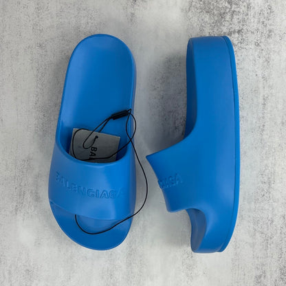 Balenciaga Chunky Slides "Blue"