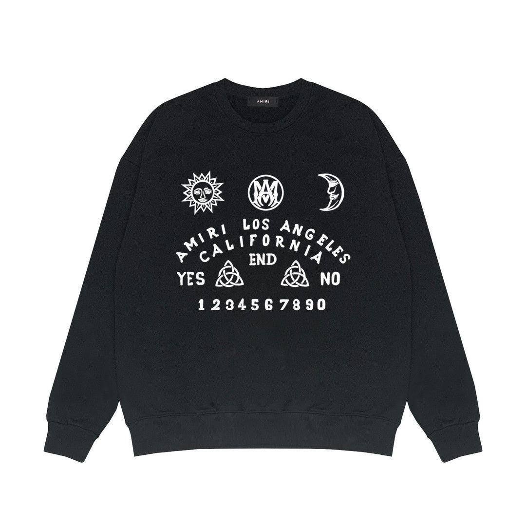 Amiri Ouija Board Sweatshirt "Black"