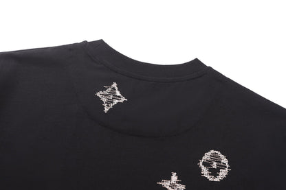 Louis Vuitton Embroidered Signature T-Shirt "Black"