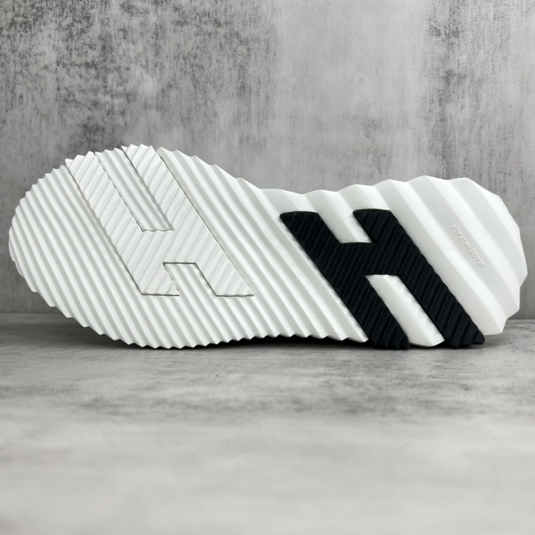 Hermes Bouncing Sneakers "Black Crocodile Pattern"