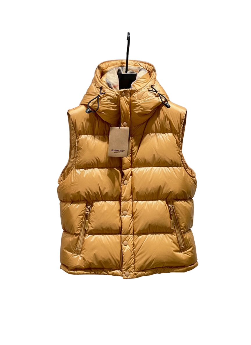Burberry Detachable Sleeve Down Jacket "Gold"