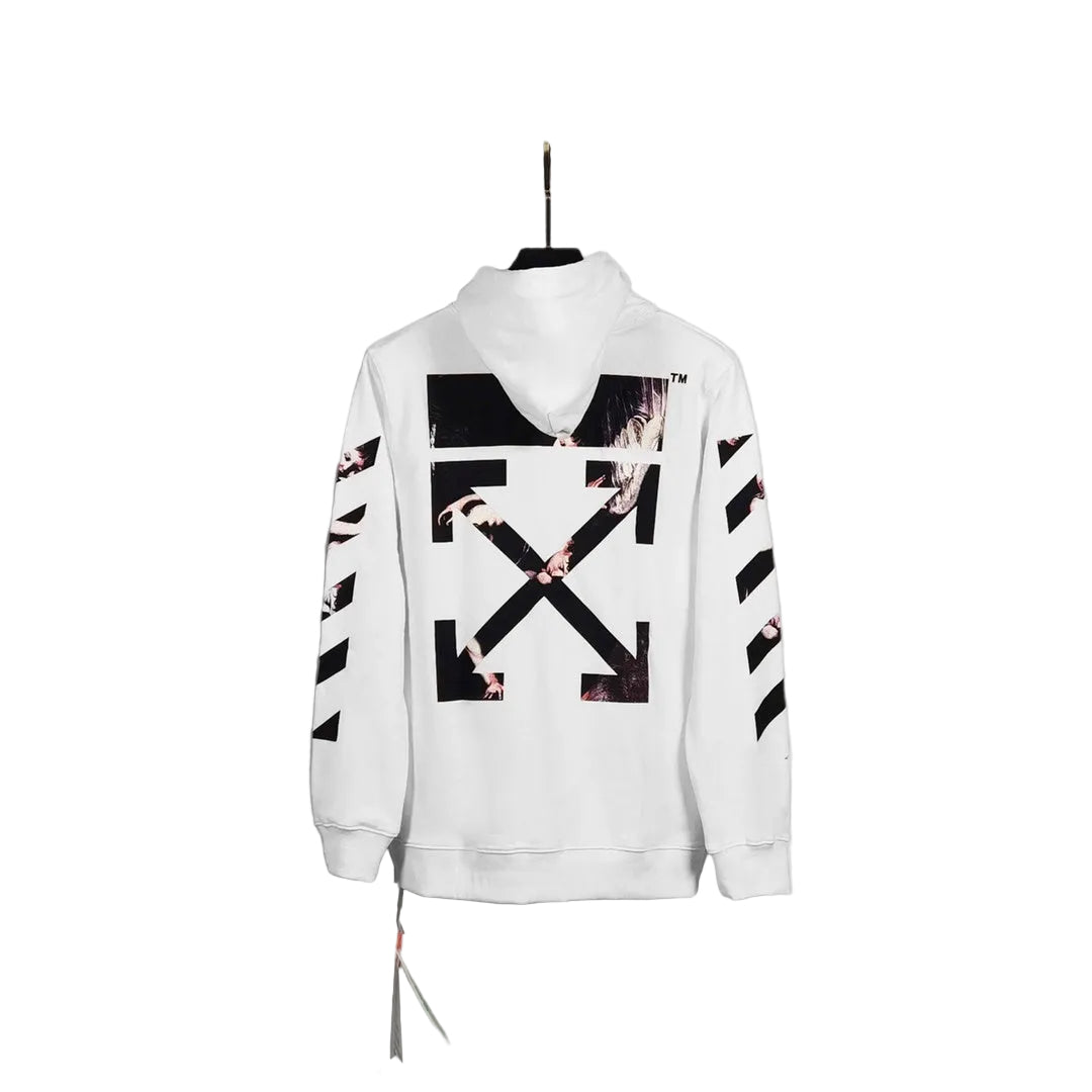Off-White Caravaggio Arrows Hoodie "White-Multicolour"