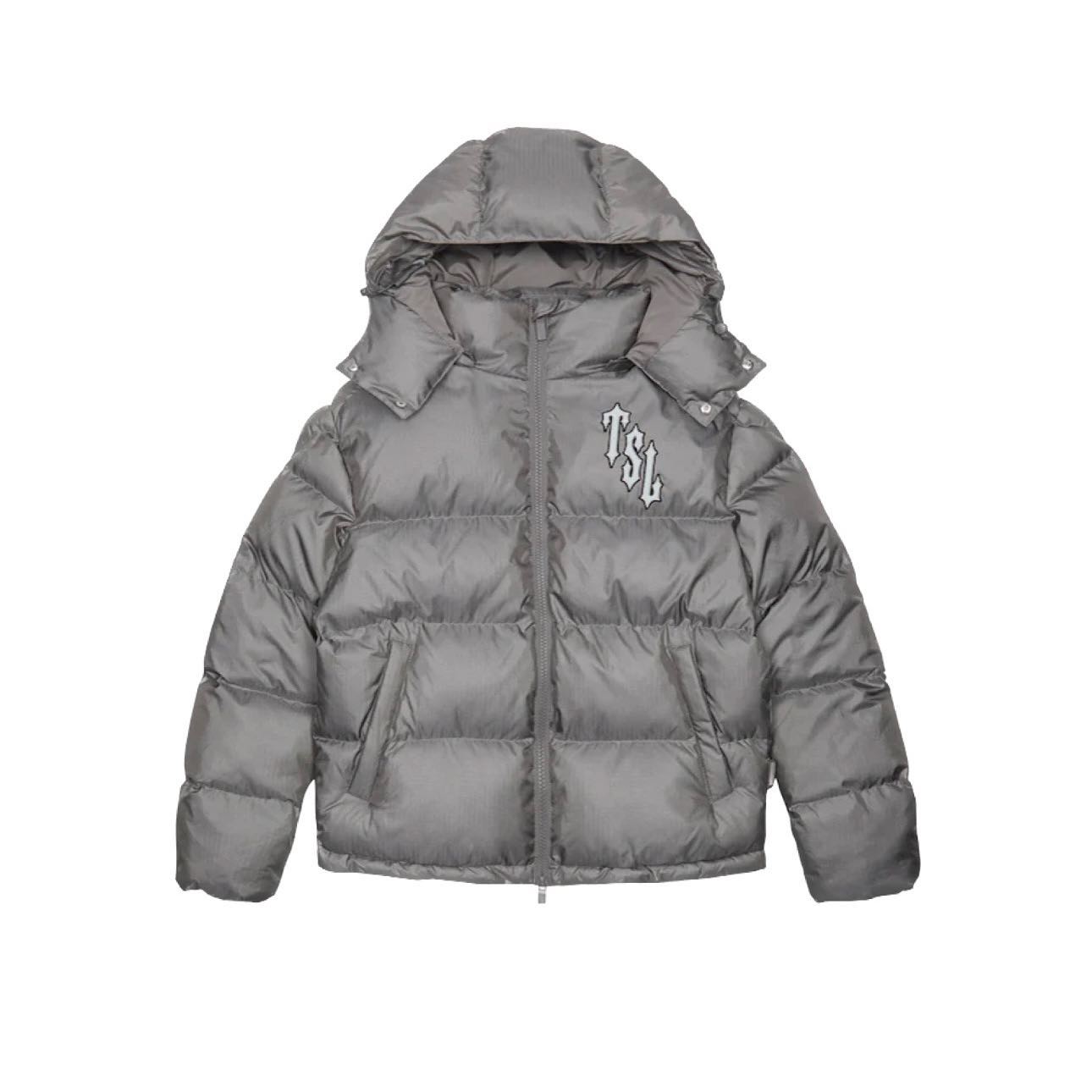 Trapstar Shooters Down Jacket "Grey-Reflective Logo"